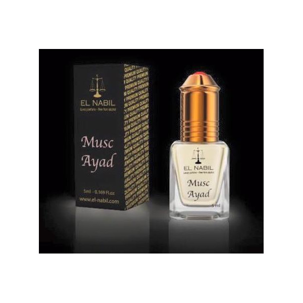 Musc Ayad - Parfum : Mixte - Extrait de Parfum Sans Alcool - El Nabil - 5 ml 