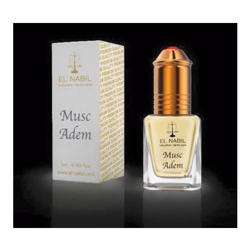 El Nabil - Musc Adem 5 ml - Saudi Perfumes - Sans Alcool