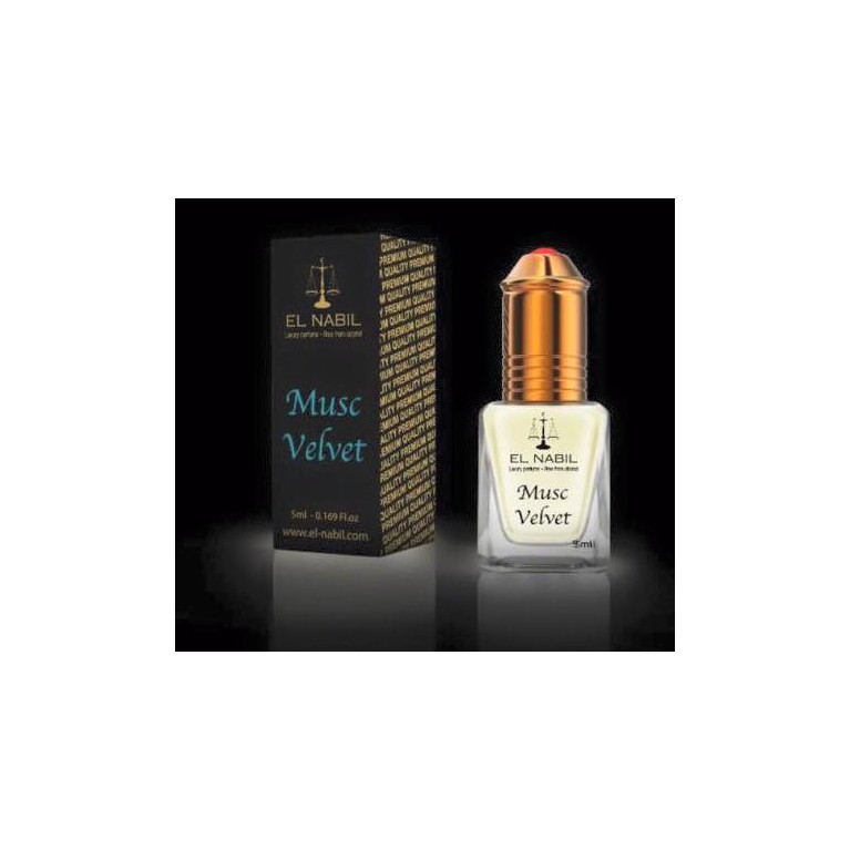 El Nabil - Musc Velvet 5 ml - Saudi Perfumes - Sans Alcool