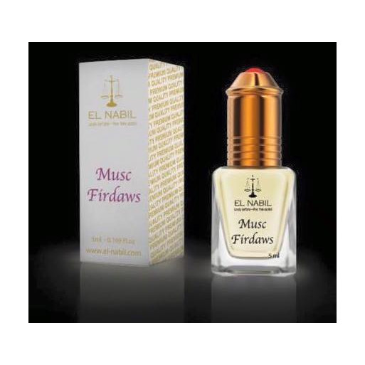 El Nabil - Musc Firdaws 5 ml - Saudi Perfumes - Sans Alcool