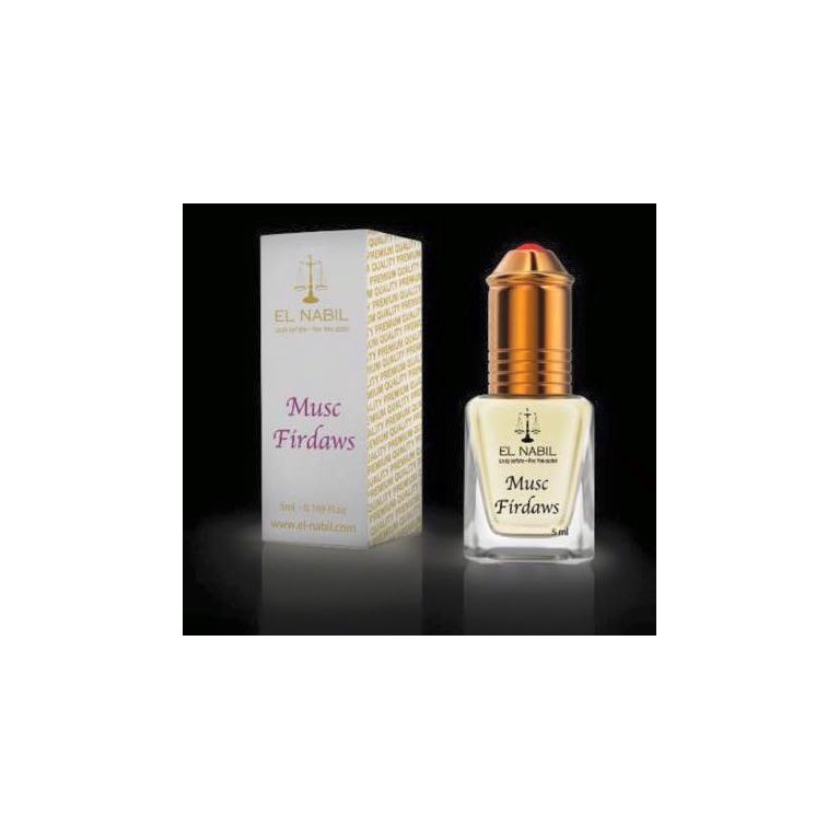 El Nabil - Musc Firdaws 5 ml - Saudi Perfumes - Sans Alcool