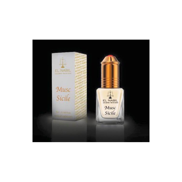 El Nabil - Musc Sicile 5 ml - Saudi Perfumes - Sans Alcool