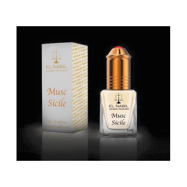 El Nabil - Musc Sicile 5 ml - Saudi Perfumes - Sans Alcool