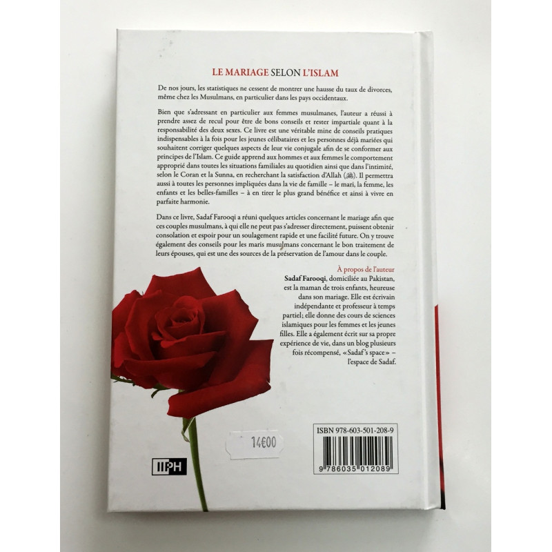 Le Mariage Selon L'Islam - Sadaf Farooqi - Edition IIPH Le Mariage Selon L'Islam - Sadaf Farooqi - Edition IIPH