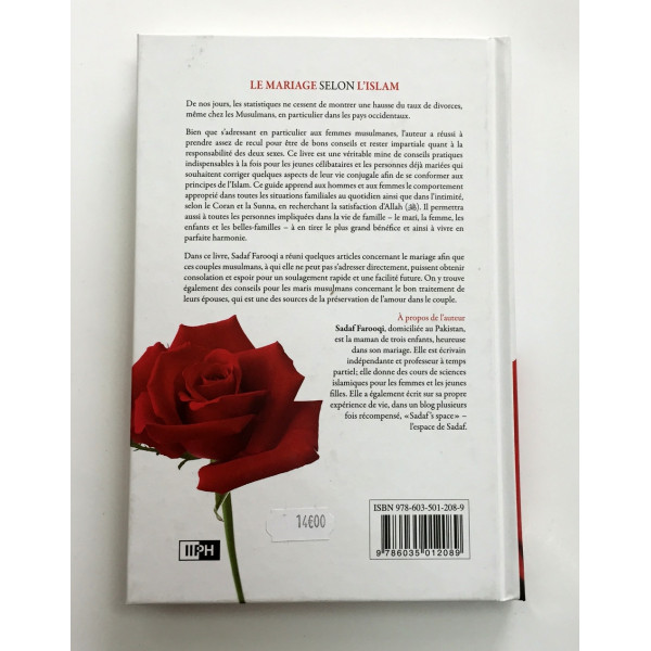 Le Mariage Selon L'Islam - Sadaf Farooqi - Edition IIPH