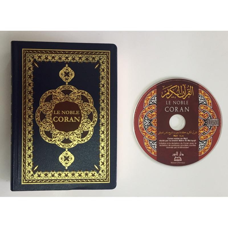 Le Noble Coran PETIT FORMAT Arabe / Français / Phonétique avec CD d'accompagnement du Coran - Edition Ennour Le Noble Coran PETIT FORMAT Arabe / Français / Phonétique avec CD d'accompagnement du Coran - Edition Ennour