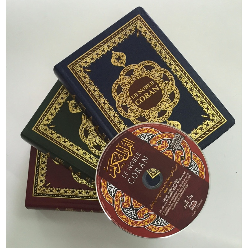 Le Noble Coran PETIT FORMAT Arabe / Français / Phonétique avec CD d'accompagnement du Coran - Edition Ennour Le Noble Coran PETIT FORMAT Arabe / Français / Phonétique avec CD d'accompagnement du Coran - Edition Ennour