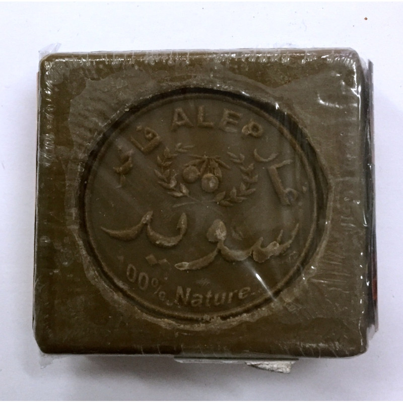 Savonnette d'Alep - Ambre - Huile d'Olive et Huile de Baies de Laurier - 100 gr Savonnette d'Alep - Ambre - Huile d'Olive et Huile de Baies de Laurier - 100 gr