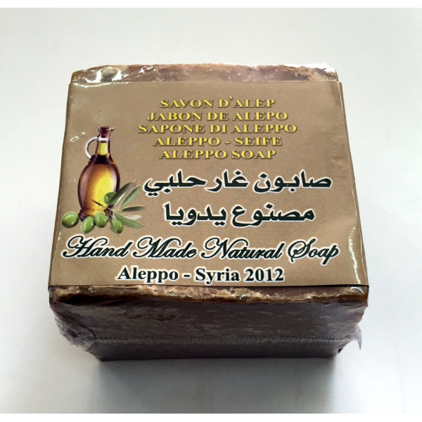 Savon d'Alep Traditionnel 100% Naturel à l'Huile d'Olives et de Laurier