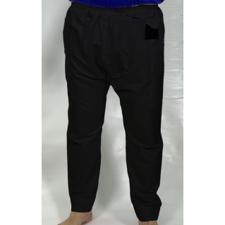Pantalon Afaq - Sirwal Noir  - Tissu Coton - Coupe Droite