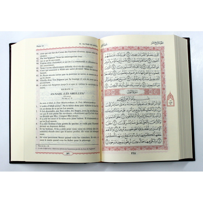 Le Noble Coran Vert en Simi-Cuir - Français et Arabe - Format Moyen 14 x 20 cm -Traduction Mohammad Hamidoullah - Edition Ennour Le Noble Coran Vert en Simi-Cuir - Français et Arabe - Format Moyen 14 x 20 cm -Traduction Mohammad Hamidoullah - Edition Ennour