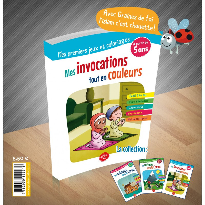Mes invocations tout en couleurs - à partir de 3 ans - Edition Graines de Foi Mes invocations tout en couleurs - à partir de 3 ans - Edition Graines de Foi