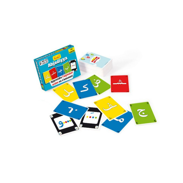 Jeu de cartes - Abjadiyya - Apprendre l'Alphabet Arabe en s'Amusant