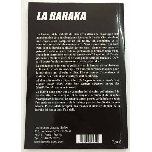 La Baraka - Dr Ash-Shaqawi - Edition Al Madina