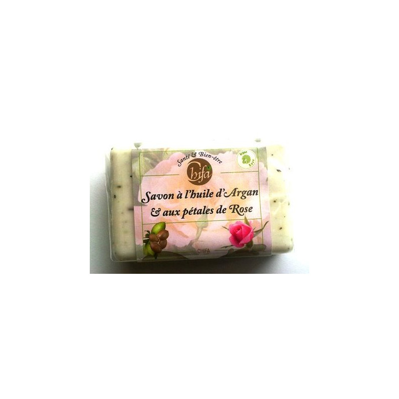 Savon Chifa - Huile d'Argan et Pétale de Rose - 100 gr